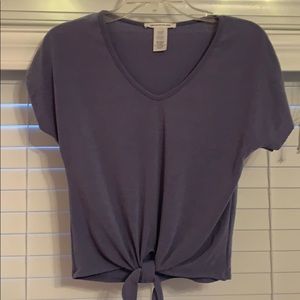 Super Soft periwinkle top